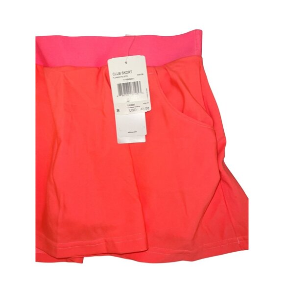 Adidas Women's Orange Club Skort Tennis Running Training Skirt Size Small NWT - Picture 2 of 3